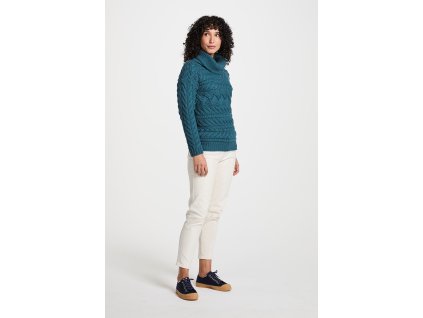 Irský dámský rolákový svetr -B145/443