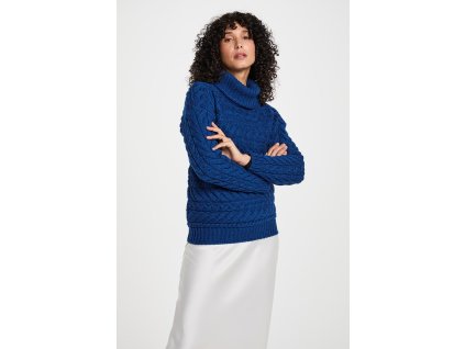 Irský dámský rolákový svetr -B145/784