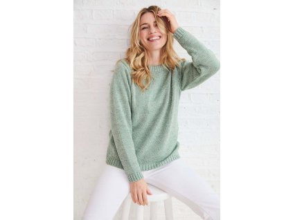 Irský dámský hladký svetr -B150/373