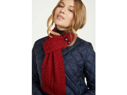 Irská dámská šála s knoflíkovým zapínáním -A196/014