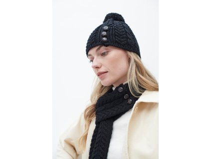 Irská dámská šála s knoflíkovým zapínáním -A196/070