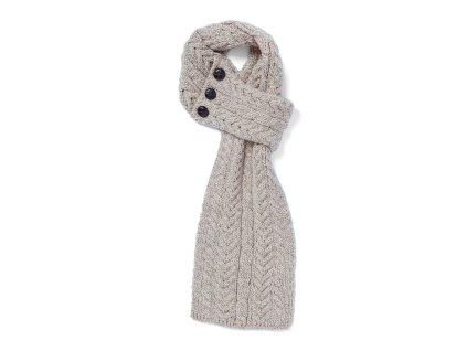 Irská dámská šála s knoflíkovým zapínáním -A196/077