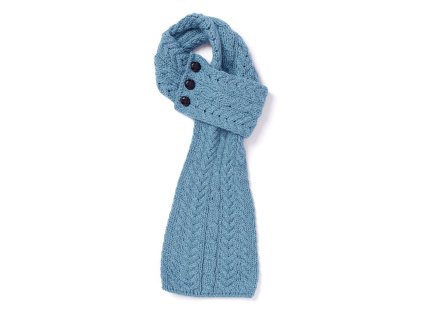 Irská dámská šála s knoflíkovým zapínáním -A196/201