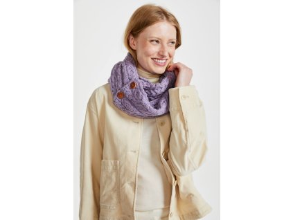 Irská dámská šála s knoflíkovým zapínáním -A518/016