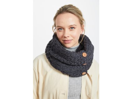 Irská dámská šála s knoflíkovým zapínáním -A518/070