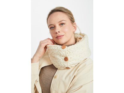 Irská dámská šála s knoflíkovým zapínáním -A518/162