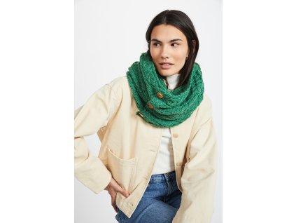 Irská dámská šála s knoflíkovým zapínáním -A518/257