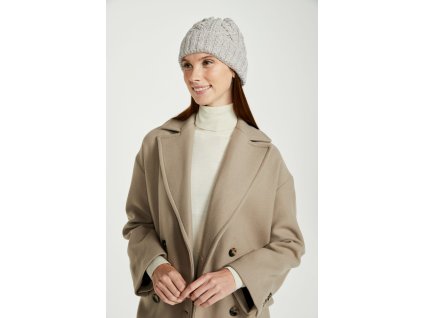 Irská čepice s diamantovým stehem -B413/371