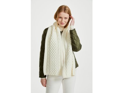 Irská šála z merino vlny - B526/367