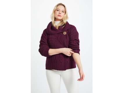 Irský dámský svetr Cardigan - A313 /404
