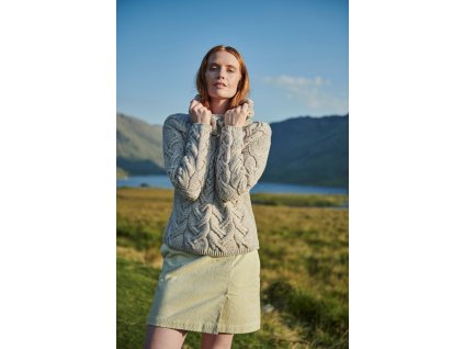 Irský dámský rolákový svetr -B692/371