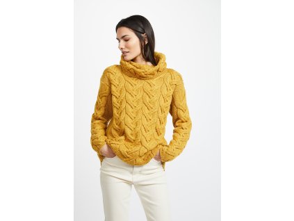 Irský dámský rolákový svetr -B692/703