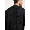 A825 InishbofinTraditionalAranSweater WorstedWool Charcoal 03