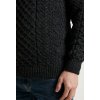 A825 InishbofinTraditionalAranSweater WorstedWool Charcoal 02