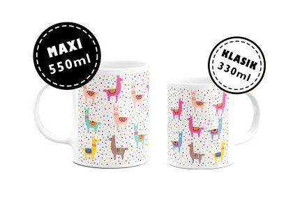 Lamy a barevné puntíky