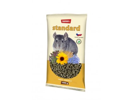 DARWIN's - NEW činčila STANDART 1000g GRANULE