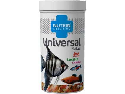 NUTRIN  Aquarium - UNIVERSAL FLAKES 50g (250ml) - Kompletní krmivo pro všechny druhy akvarijních ryb