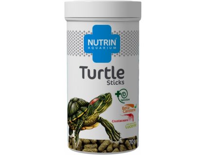 NUTRIN  Aquarium - TURTLE STICKS 70g (250ml) - Kompletní krmivo pro vodní masožravé želvy.