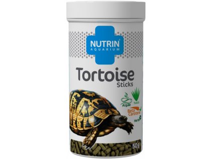 NUTRIN  Aquarium - TORTOISE STICKS 50g (250ml) - Kompletní krmivo pro suchozemské želvy.