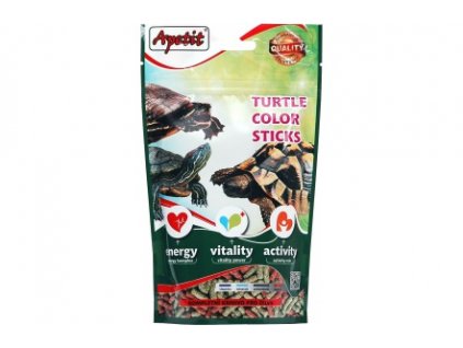 Apetit Granule pro želvu - TURTLE COLOR STICK 120g (ZIP Doypack)