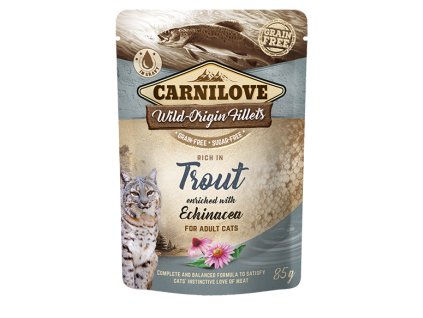 3D 18220 CL WET FOOD CAT 85g pouche TROUT