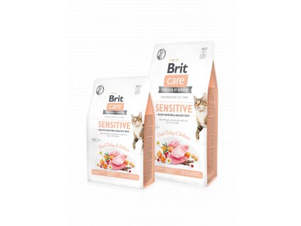 Brit Care Cat Grain-Free Sensitive Healthy Digestion & Delicate Taste, 2 kg