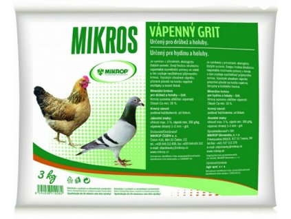 Mikrop VPC vápenný grit plv 3 kg