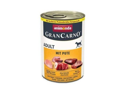 GRANCARNO konzerva  ADULT s krůtím masem 400 g
