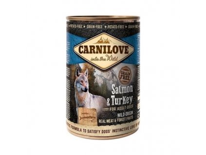 Carnilove Can Dog Wild Meat Salmon & Turkey 400 g
