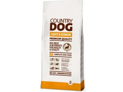 country dog light senior