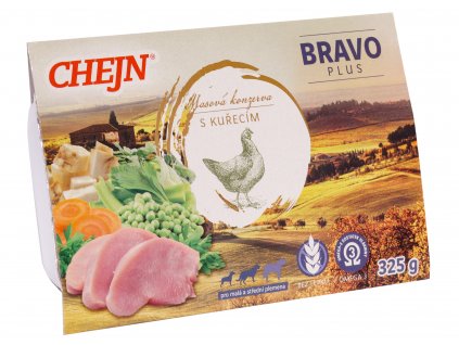 CHEJN BRAVO Plus vanička s kuřecí 325g