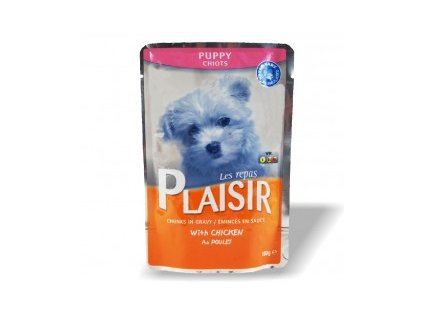 Plaisir Dog Kapsička 100g PUPPY pro štěňata s kuřecím masem