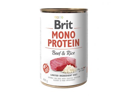 Brit Mono Protein Beef & Brown Rice 400 g