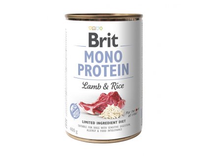 Brit Mono Protein Lamb & Brown Rice 400 g