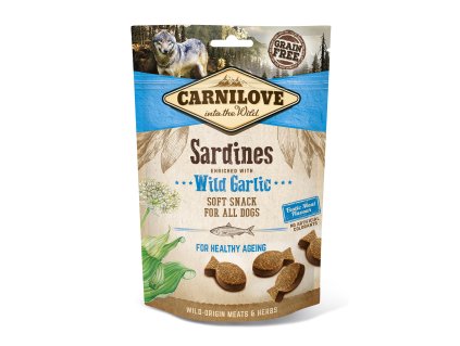 Carnilove Dog Semi Moist Sardines enriched with Wild garlic 200 g