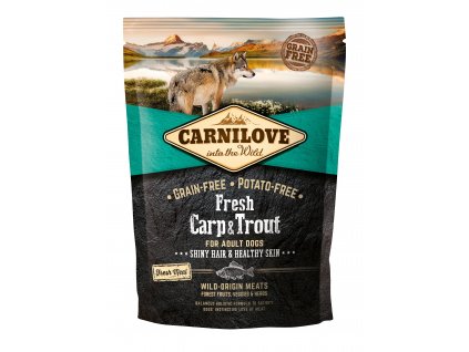 Carnilove Fresh Carp & Trout Shiny Hair & Healthy Skin for Adult dogs 1,5 kg