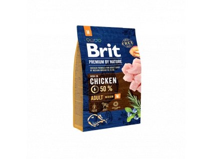 Brit Premium by Nature Adult M 3 kg