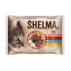 SHELMA kapsa Cat 4x85g (kuře,hovězí,losos,treska)