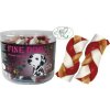 FINE DOG Splétaný Copánek beef 40ks 16400 červeno/bílý