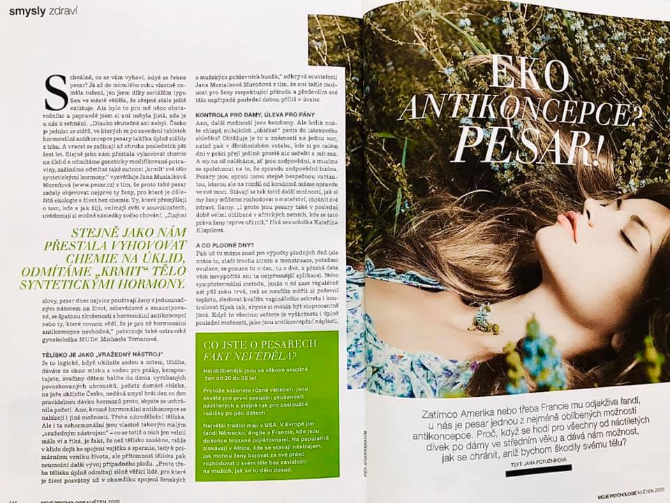 Článek v časopise Moje psychologie - druhá strana