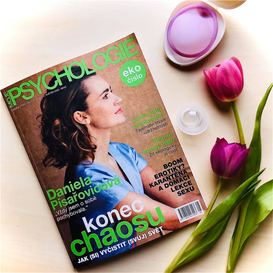 Článek v časopise Moje psychologie - titulní strana