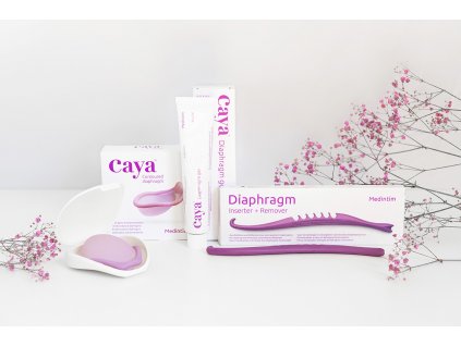 Caya Diafragma + Caya Gel + Zavaděč a Vyjímač (dárkový set)