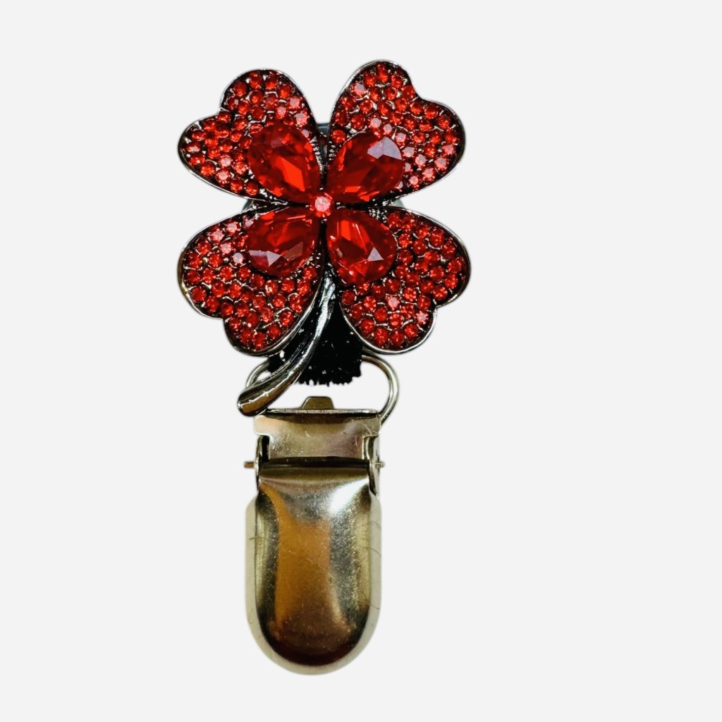 Brož čtyřlístek červený