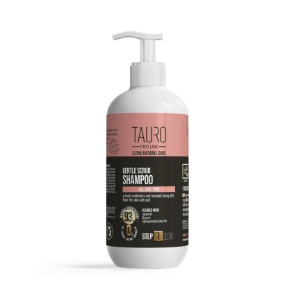 EXP Jemný peelingový šampon TAURO Ultra Natural Care