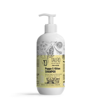 Jemný šampon TAURO PURE NATURE pro štěňata a koťata