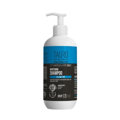 Bělící šampon TAURO Ultra Natural Care pro bílou a světlou srst