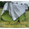Stínící plachta stříbrná (Velikost 2x2)