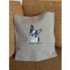 Polštářek s výšivkou plemene (Plemeno Boston Terrier)