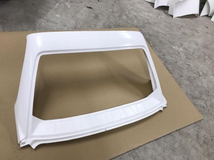 BMW M3 E30 C pillar full Fiberglass- rear windows frame and including rail