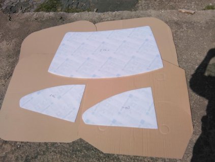 BMW E46 coupe 3 piece set  windows rear